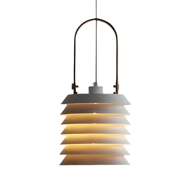 Creative Multi-layer Metal Minimalist Nordic Pendant Light Hanging Lamp - Image 12