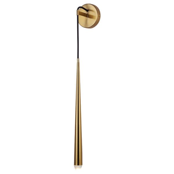 Minimalist Luxury Long Strip Gold 1-Light Wall Sconce Lamp - Image 6