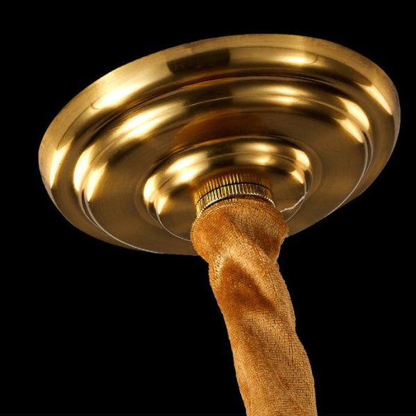 Modern Luxury Crystal Hanging Dome 1-Light Pendant Light - Image 17