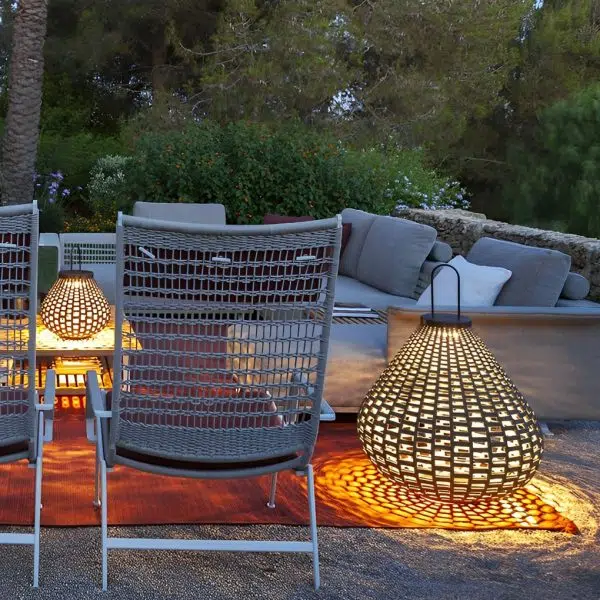 Portable Creative Rattan Waterproof LED Modern Outdoor Lights Lawn Lamp - Image 3