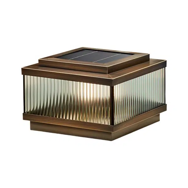 Square Waterproof Intelligent Timing modern Solar Fence Post Lights - Image 10