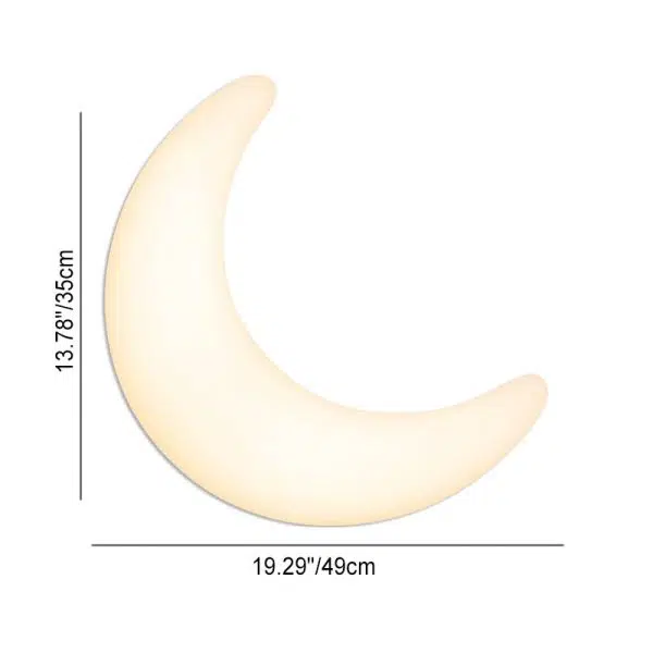 Modern Creative Acrylic Moon LED Wall Sconce Lamp - Image 6