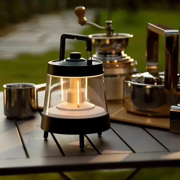 Waterproof USB 5V Rechargeable LED Dimmable Green Modern Camping Lights - Image 2