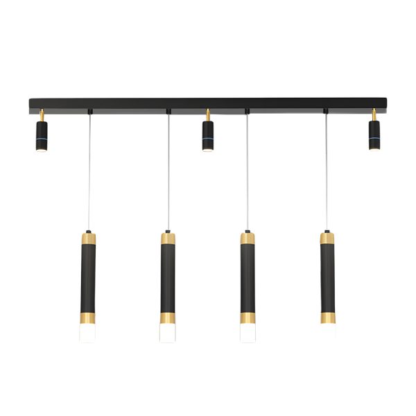 Minimalist Linear Strip 3 Step Dimming Modern Dining Chandelier Spotlight - Image 7