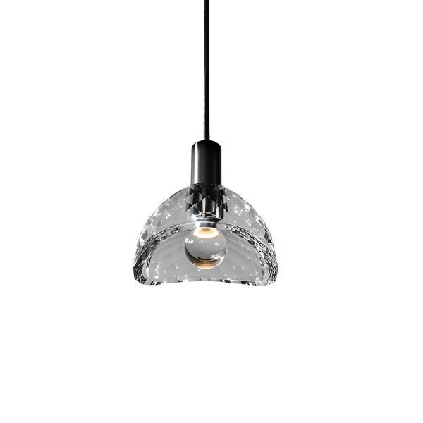 Creative Crystal Shade LED Copper Minimalist Modern Pendant Lights Fixture - Image 7