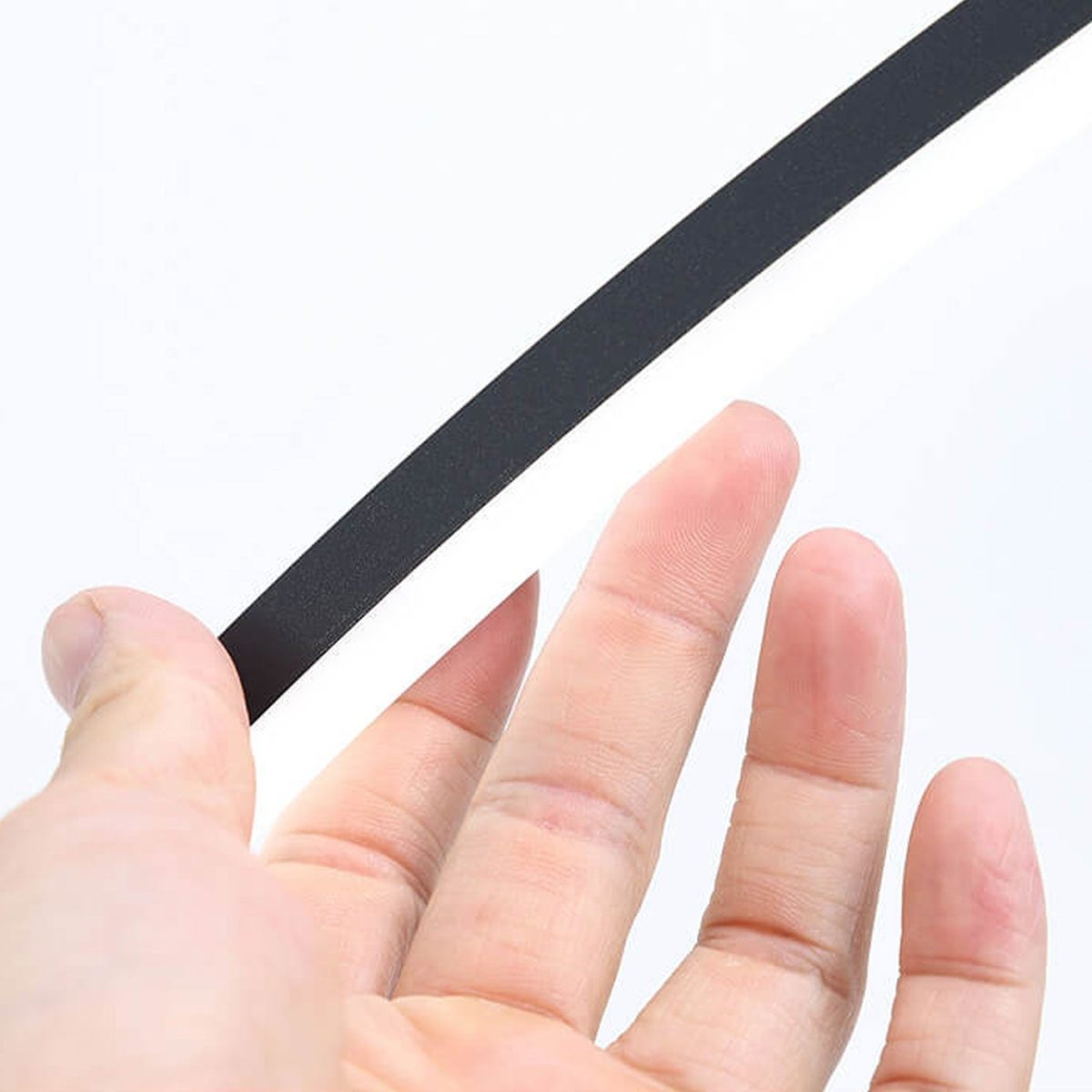 Nordic Minimalist Line Bending with Tray LED Standing Floor Lamp - Image 11
