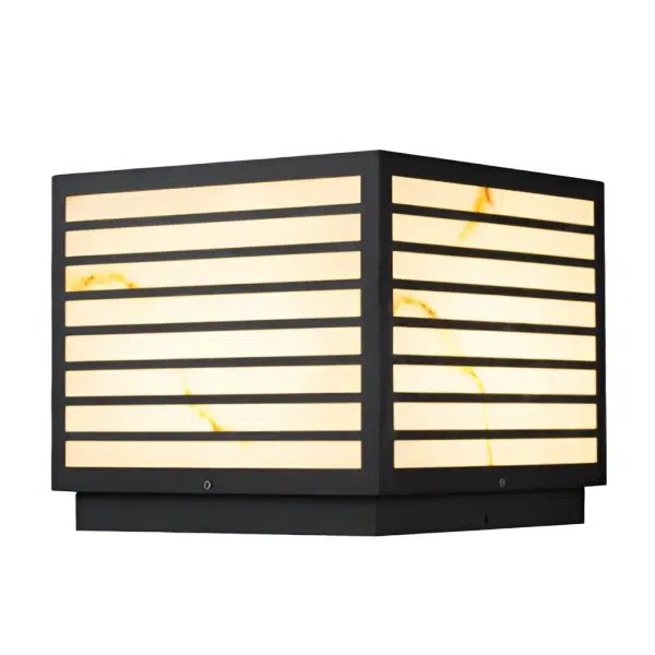 Square IP65 Waterproof LED Solar Modern Outdoor Deck Post Lights Pillar Light - Image 8