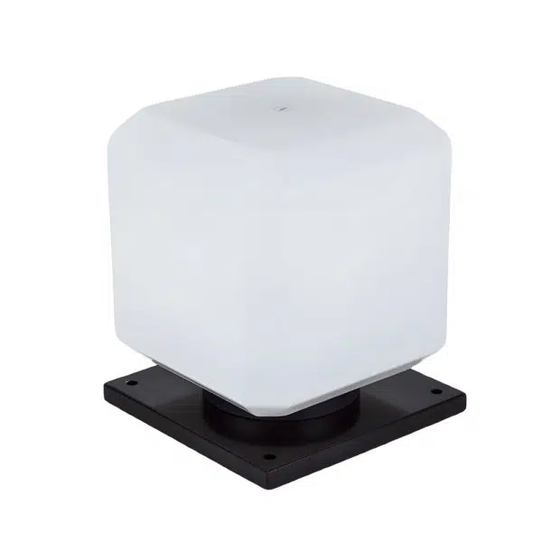 Waterproof Cube Outdoor LED Pier Mount Post Lamp for Garden - Image 9