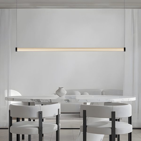1-Light Glass Linear LED Island Pendant Light - Image 2