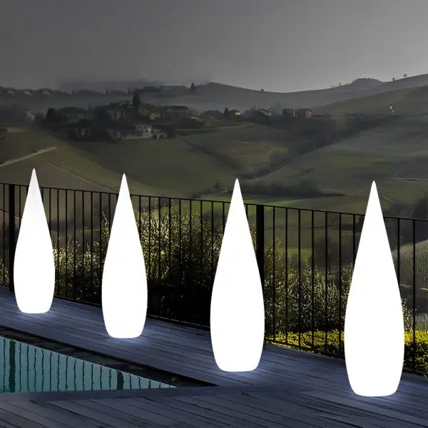 Three-Way Powered Water Drop LED Floor Lamp - Image 2