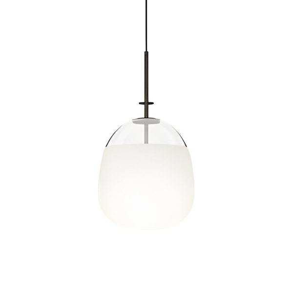 Round Creative Glass Iron LED Black Nordic Pendant Lighting Chandelier - Image 5