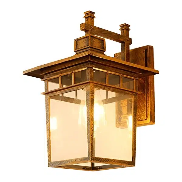 Glass LED Waterproof Retro Outdoor Wall Lamp Wall Sconce Lighting without Bulb - Image 10