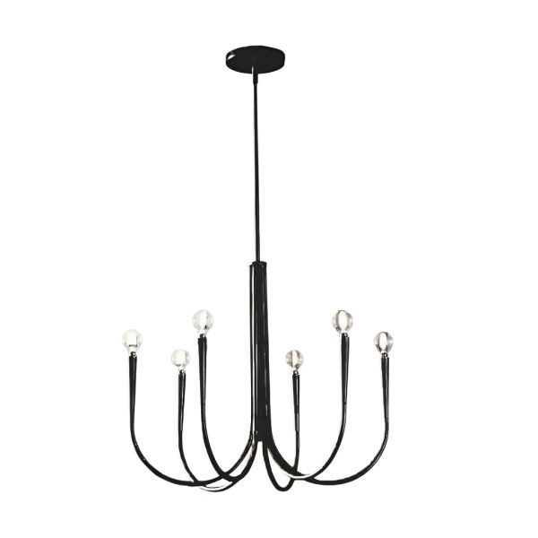 6/9-Light Retro Candlelight 3 Step Dimming LED French Style Chandelier - Image 7