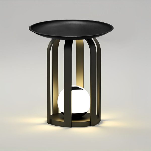 Set of Waterproof Outdoor Table and Solar Floor Lamp - Image 7