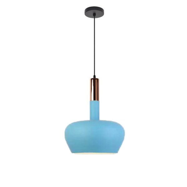 Nordic Macaron Aluminum Dome Bottle 1-Light Pendant Light - Image 4