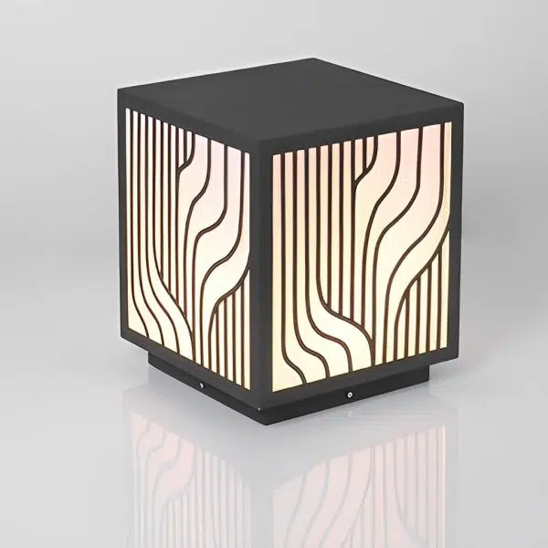 Square Creative LED Waterproof Modern Outdoor Fence Post Lights Pillar Light - Image 7