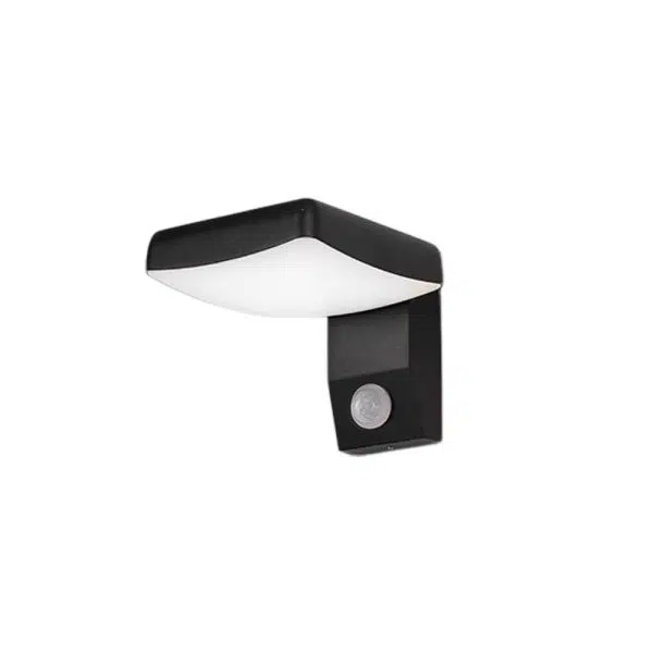 Black Motion Sensor Outdoor Wall Light - Rotatable - Image 10
