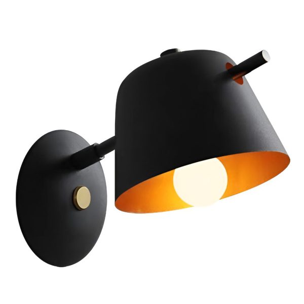 Hat-style Matte Metal Nordic Mounted Modern Wall Sconce Lighting - Image 16