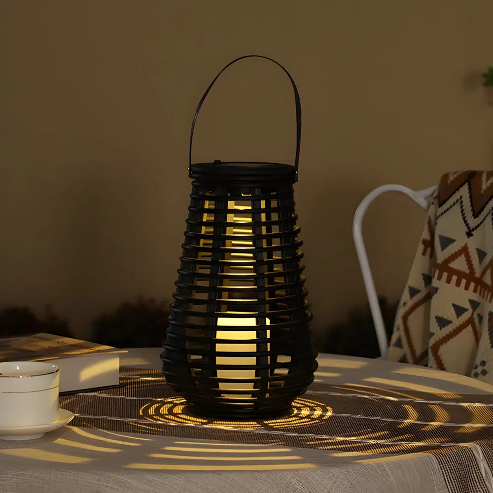 2-eccb61a0-4120-4cf8-a057-ddafdc7d8e22.jpg Waterproof PVC Weaving Rattan LED Black Modern Portable Solar Lanterns - Image 1