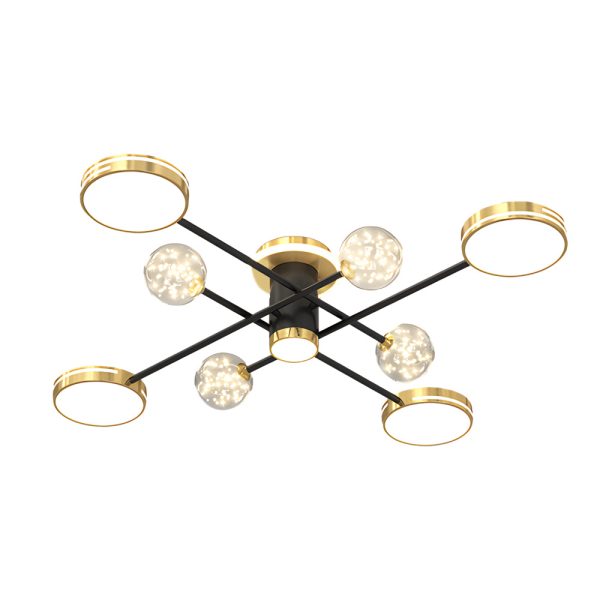 Starry Flowers Three Step Dimming Modern Ceiling Lights Fixture Hanging Lamp - Image 9