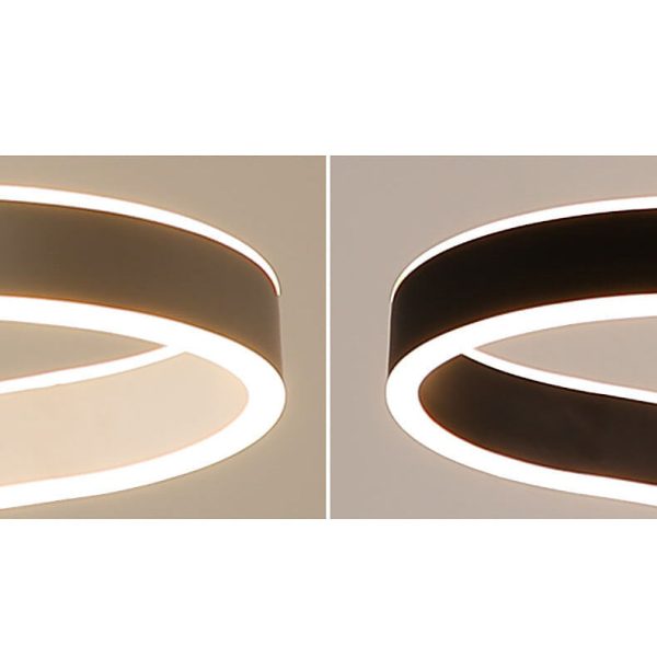Modern Minimalist Light Luxury Oval Aluminum LED Chandelier - Image 7