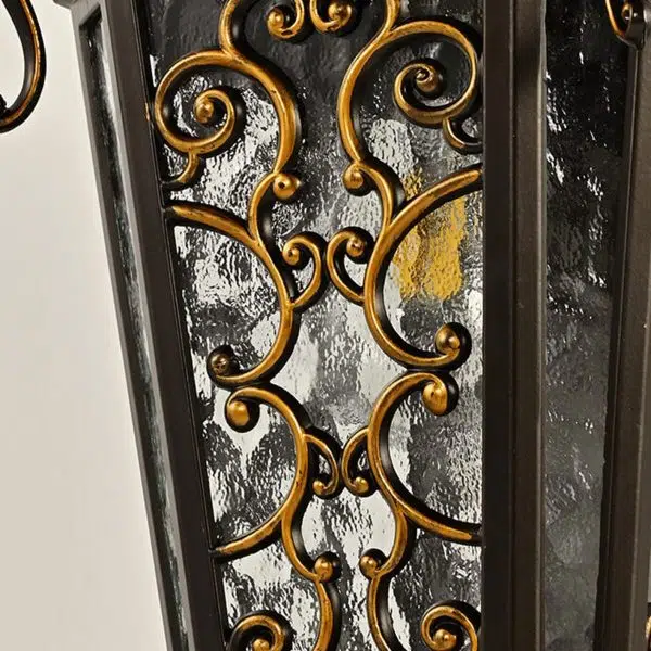 European Palace Outdoor Waterproof 1-Light Wall Sconce Lamp - Image 11