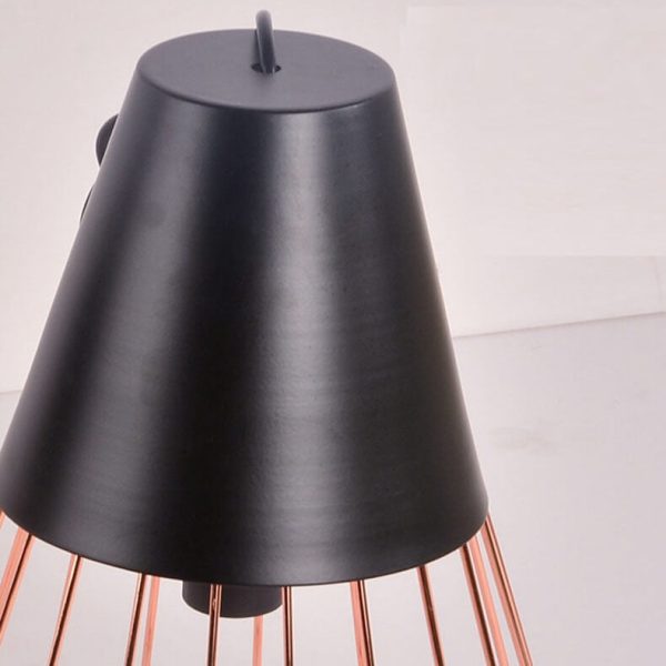 Nordic Creative Iron Cage Geometry 1-Light Pendant Light - Image 12