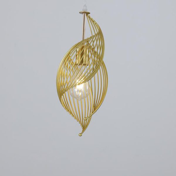 Nordic Creative Iron Sea Snail Shape  1-Light Pendant Light - Image 13