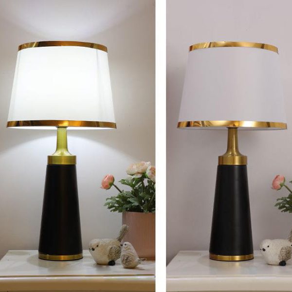 Nordic Fabric Column 1-Light Dimmer Touch Table Lamp - Image 15