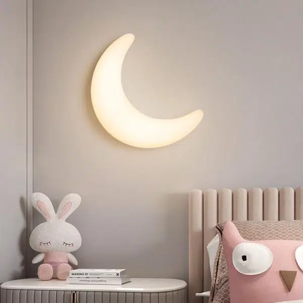 Modern Creative Acrylic Moon LED Wall Sconce Lamp - Image 13