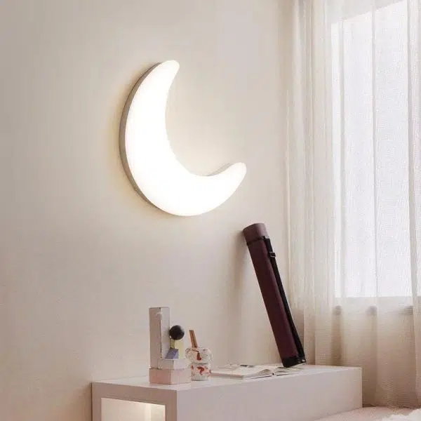 Modern Creative Acrylic Moon LED Wall Sconce Lamp