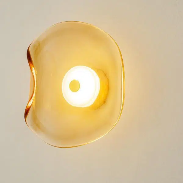 Nordic Modern Minimalist Glass Round Shape LED Wall Sconce Lamp - Image 2