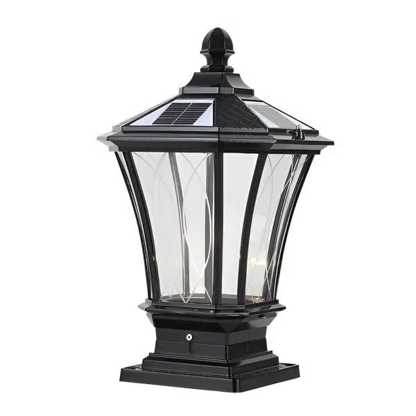 Vintage Waterproof LED Retro Solar Fence Post Lights With Remote Control - Image 14