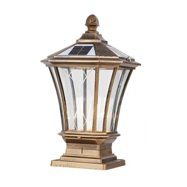 Vintage Waterproof LED Retro Solar Fence Post Lights With Remote Control - Image 15