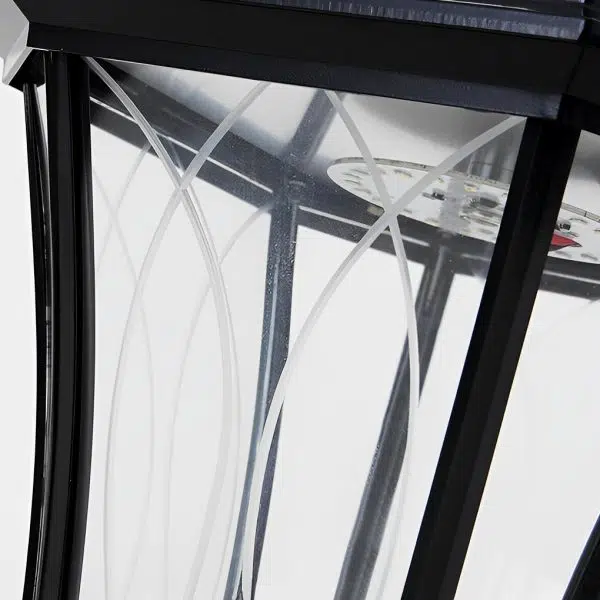 Vintage Waterproof LED Retro Solar Fence Post Lights With Remote Control - Image 11