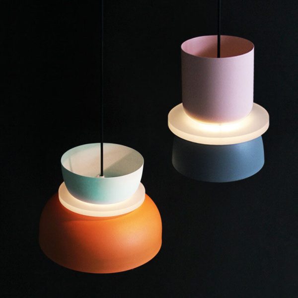 Nordic Colorful Macaron 1-Light LED Pendant Light - Image 11