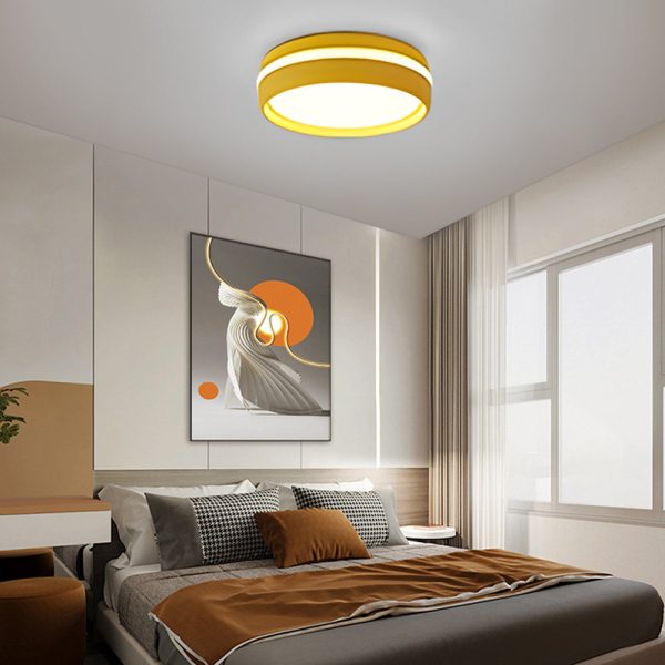 7.9-Inch Round Flush Mount Lighting LED Ceiling Light Acrylic Ceiling Lamp Ceiling-Mounted LED Light for Bedroom - Image 7