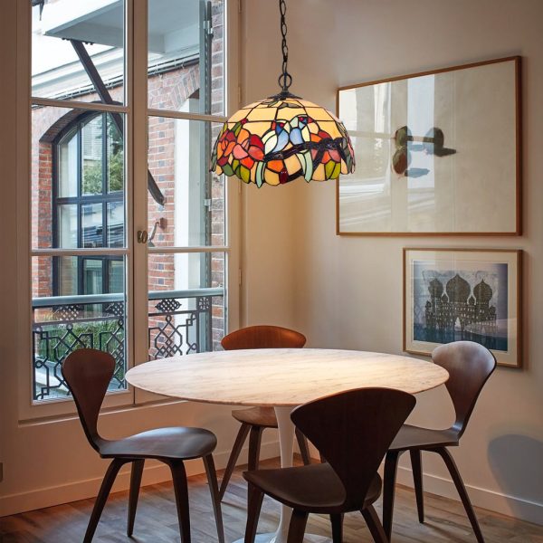 Handmade Welding Baroque Colorful Glass European Style Chandelier Lamp - Image 8