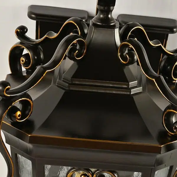 European Palace Outdoor Waterproof 1-Light Wall Sconce Lamp - Image 12