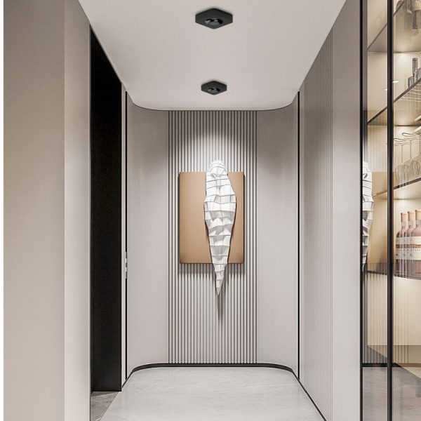 Square LED Anti-Glare Flush Mount Ceiling Light - Image 5