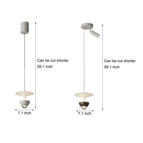Creative Atmosphere Small Spotlight 3 Step Dimming Modern Pendant Lights - Image 11