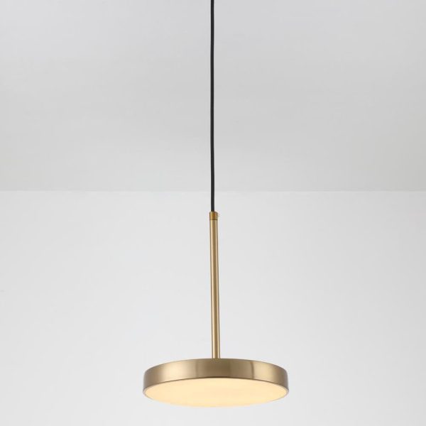 Modern Minimalist  Drum Metal LED Pendant Light - Image 9