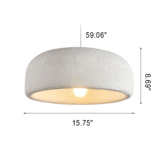 Modern Minimalist Resin Dome 1-Light Pendant Light - Image 5