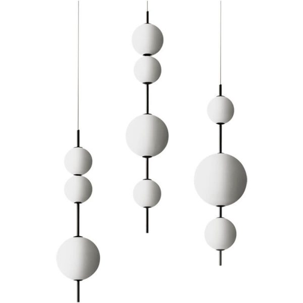 Modern Minimalist Creative Glass Ball LED Pendant Light - Image 12