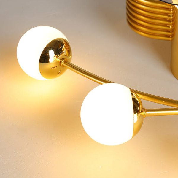 Nordic Light Luxury Creative 5/7-Light LED Flush Mount Fan Light - Image 13