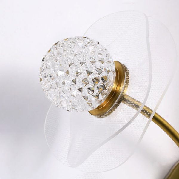 European Creative Lotus Flowers  Acrylic LED Wall Sconce Lamp - Image 13
