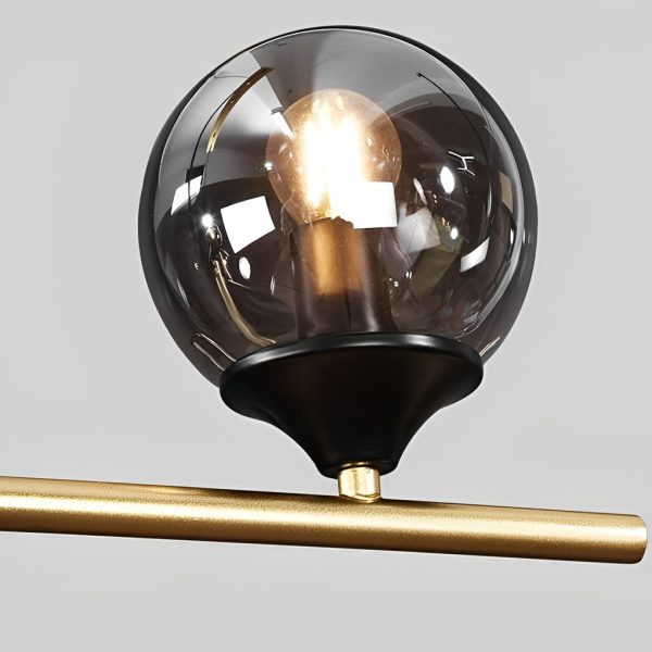 Strip Cone Glass Bubbles LED Iron Electroplating Nordic Chandelier - Image 14