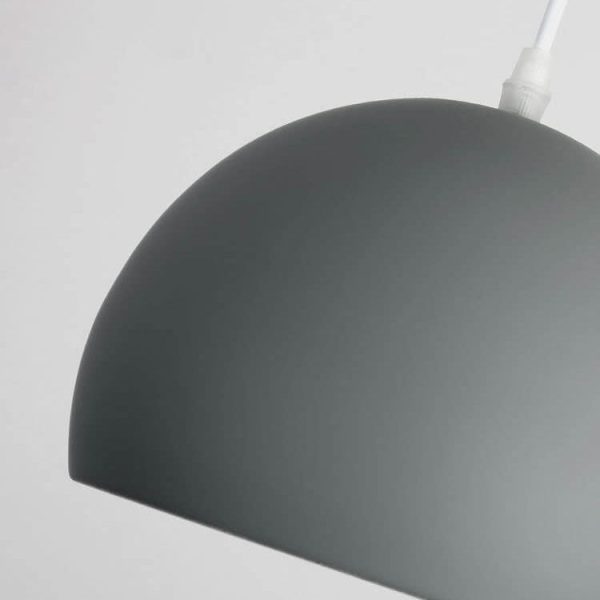 Modern Solid Color Round Head Iron 1-Light Pendant Light - Image 6