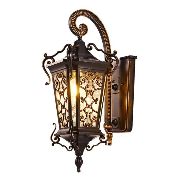 European Palace Outdoor Waterproof 1-Light Wall Sconce Lamp - Image 17