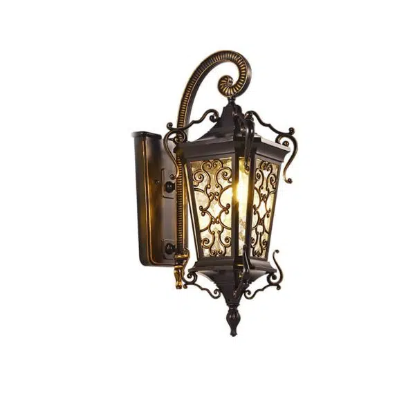 European Palace Outdoor Waterproof 1-Light Wall Sconce Lamp - Image 18